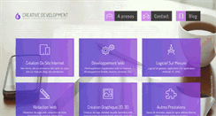 Desktop Screenshot of creativdev-mada.com