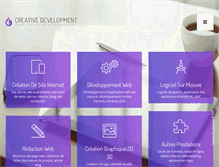 Tablet Screenshot of creativdev-mada.com